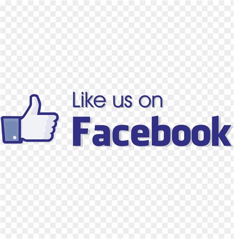 Free Download Hd Png Facebook Like Button Logo Like Us On Facebook