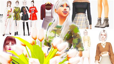 Over 200 Items 😱🛍️ The Sims 4 Cc Shopping Youtube