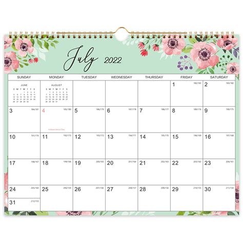 Buy Wall Calendar 2022 2023 18 Monthly Wall Calendar July 2022