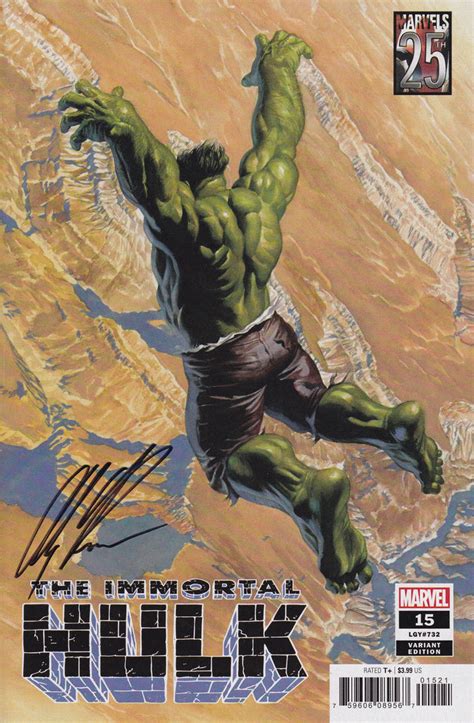 Immortal Hulk 15 80th Anniversary Variant Alex Ross Art