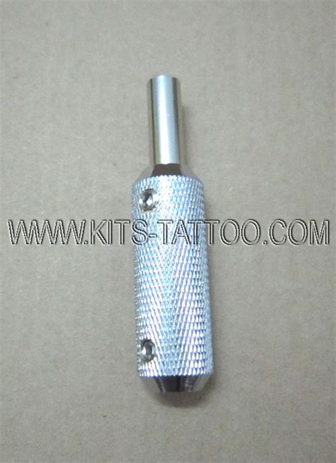 New Tattoo Machine Silver Color Stainless Steel Tattoo Grip Tattoo Supply