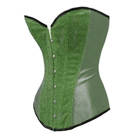 Corset Buy Sparkly Night Ii Green Sparkly Satin Overbust Corset Dp