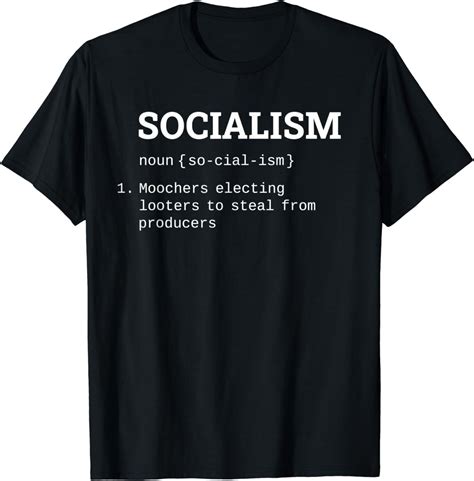 Socialism Sucks Anti Socialist Anti Liberal T Shirt Clothing Shoes And Jewelry