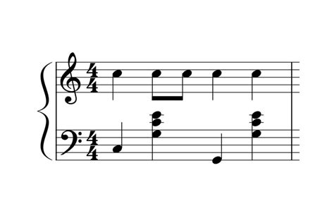 Major Triad Pattern Stride Left Hand Piano Ology