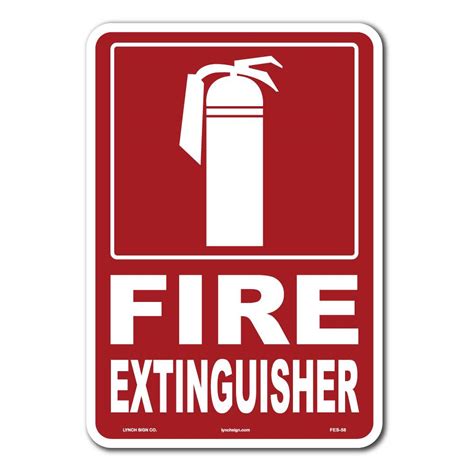 This is stored in the they can arrange a free survey visit for you from a bafe registered extinguisher engineer. Lynch Sign 10 in. x 14 in. Fire Extinguisher Sign Printed ...