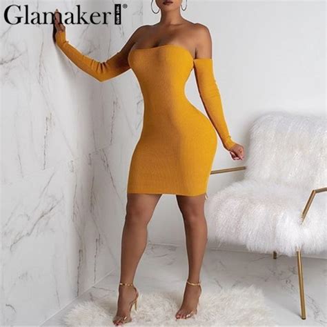 Sexy Knitted Off Shoulder Bodycon Dress Women Backless Lace Up Mini Dress Sexy Knitted Off
