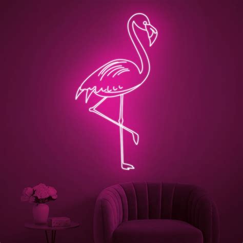 Pink Flamingo LED Neon Sign (Custom Options: Color, Size ... We have 78+ amazing background pictures carefully picked by our community.