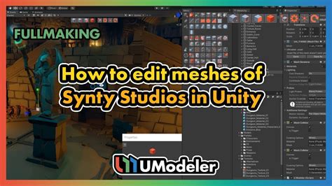 How To Edit Meshes Of Synty Studios In Unity Youtube