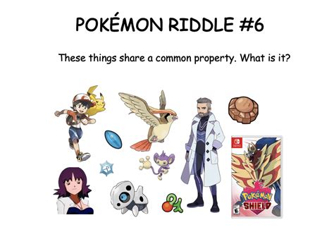 Pokémon Riddle 6 Rpokemon