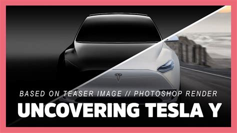 Tesla Model Y Teaser Shot Imagined As Actual Production Car