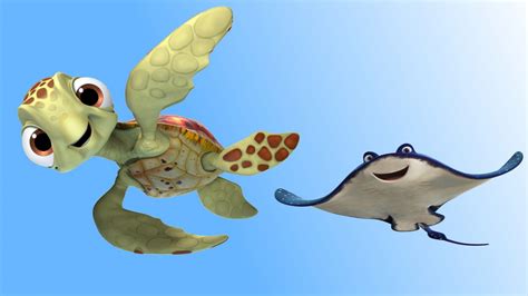 Finding Dory Turtle Wallpaperhd Movies Wallpapers4k Wallpapersimages