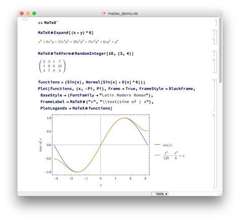 Latex Typesetting In Mathematica Online Technical Discussion Groups