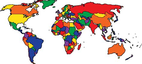 World Map Color 8 Wisc Online Oer
