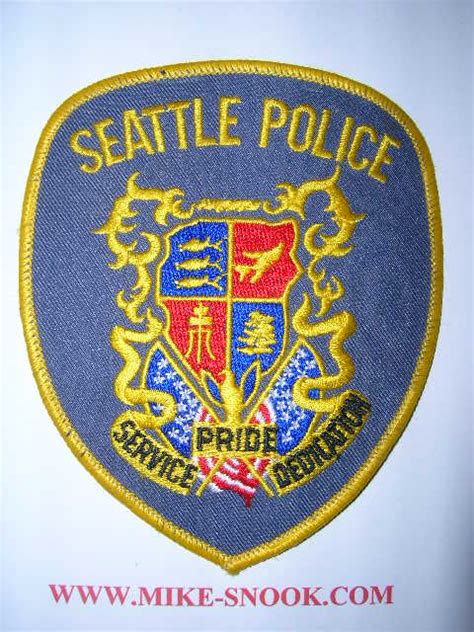 Mike Snooks Police Patch Collection State Of Washington Police