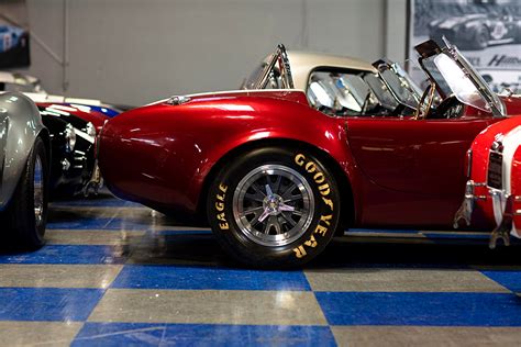 Cobras Corvettes And Gts Inside The Superformance Gallery Car In