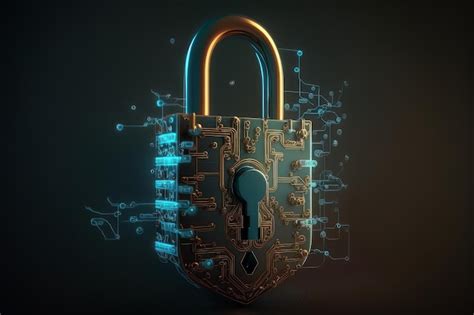 Premium Photo Abstract Lock And Key Security And Safety Concept Ai