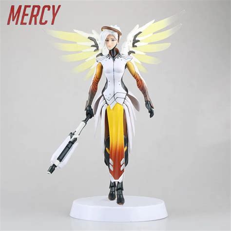 Buy Free Shipping 12 Anime Ow Hot Game Hero Mercy Boxed 30cm Pvc Action Figure