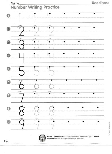 writing numbers for preschoolers - Google Search | Number writing