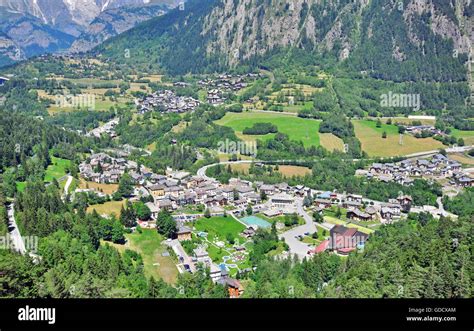 Val Daosta Italian Alps Stock Photo Alamy