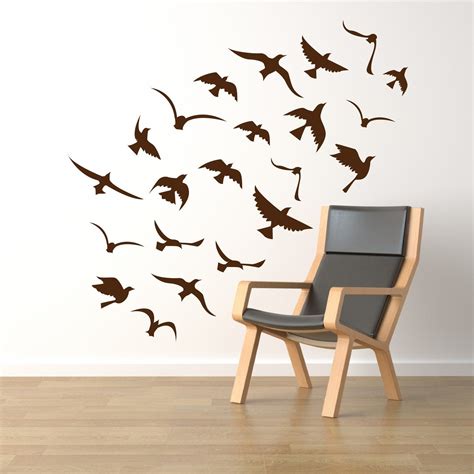 Birds Wall Decals Window Decals Vinyl Stickers Seagulls