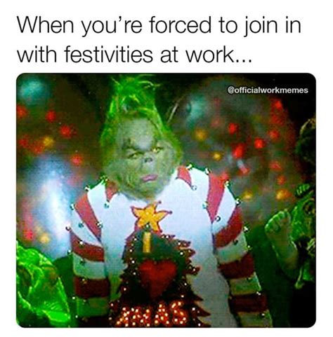 40 Christmas Work Memes For Grinch Employees Pretending To Work This