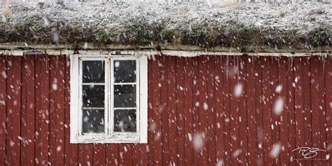 Snowy Rorbu Sund Norway Timm Chapman Photography