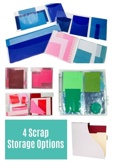 4 Easy Ways To Organize Scraps For Scrapbooking Card Making And More