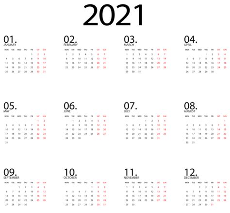 Calendar 2021 Year Png Transparent Image Download Size 600x555px
