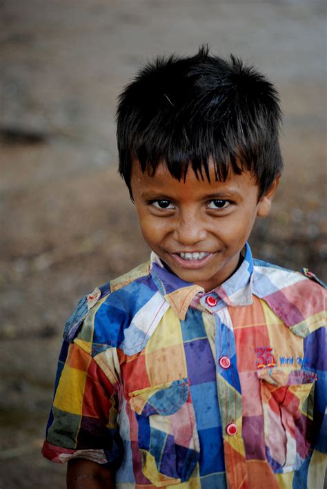 Free Photo Smiling Indian Boy Portrait