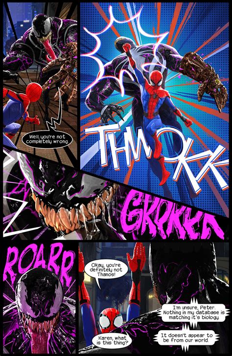 Artstation Venom Enters The Spider Verse