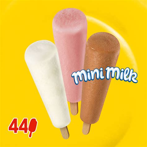 Mini Milk Vanilleerdbeerschoko 44 X 35ml Cr Icecream