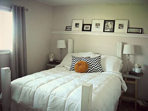Most bedroom decorating ideas feature the bed by centering it on the wall. Keep Home Simple: Redecorating Our Masterbedroom on a ...