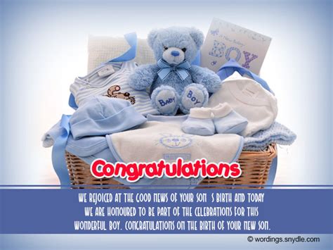 Congratulation Messages For New Born Baby Boy Wordings And Messages