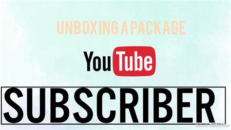 Unboxing A Package From A Youtube Subscriber Youtube