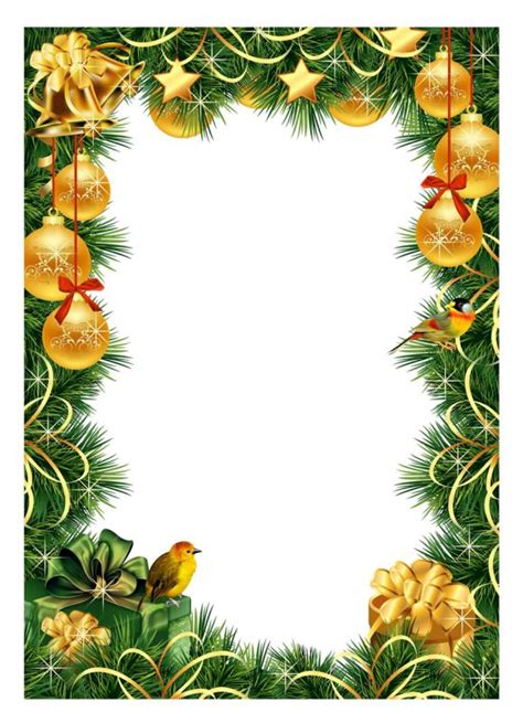 37 Free Christmas Borders And Frames Printabletemplates