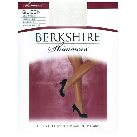 berkshire berkshire women s plus size queen shimmers ultra sheer