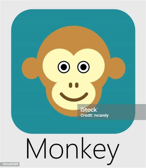 Monkey Icon Design Stock Illustration Download Image Now Ape