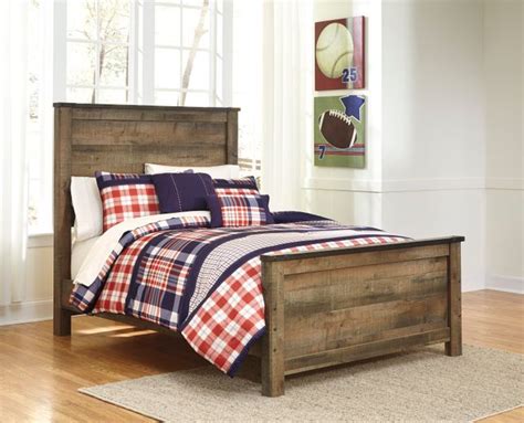 Signature Design By Ashley® Trinell Rustic Brown Full Panel Bed Big