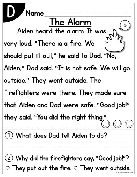 October Guided Reading Passages Levels A E A Teachable Teacher