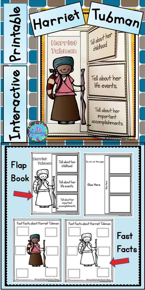 This Harriet Tubman activity includes two ways for your children to
