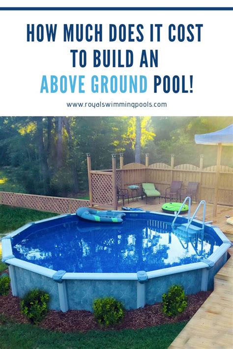 How Much Does An Above Ground Pool Cost To Build Pool Cost Pool