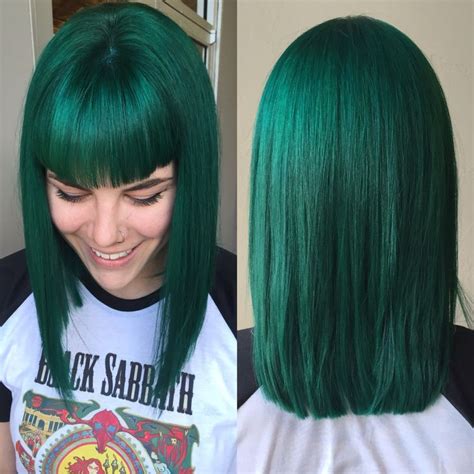7 Best Green Hair Images On Pinterest Hair Looks Blue