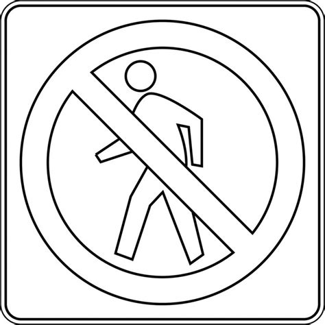 Road Sign Coloring Pages