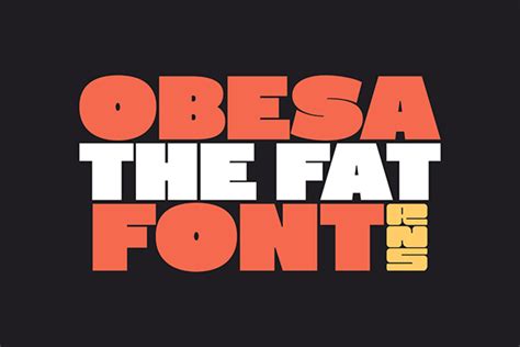 Rns Obesa Fat Font Fat Font Download Fonts Graphic Design Invitation