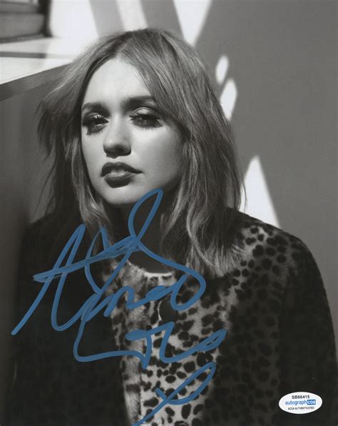 Aimee Lou Wood Sex Education Signed Autograph 8x10 Photo Acoa Outlaw Hobbies Authentic Autographs