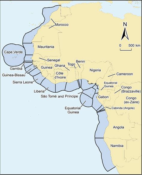 South Africa Coast Map
