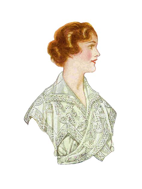 Antique Images Vintage Fashion Graphic 1917 Womens Fashion Clip Art