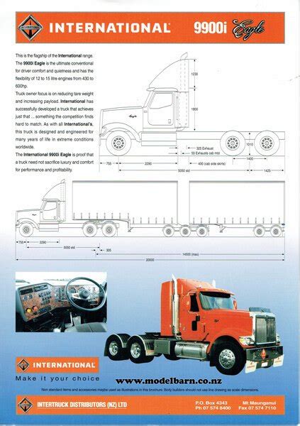 International 9900i Eagle Truck Brochure 2000 Books And Brochures Sales
