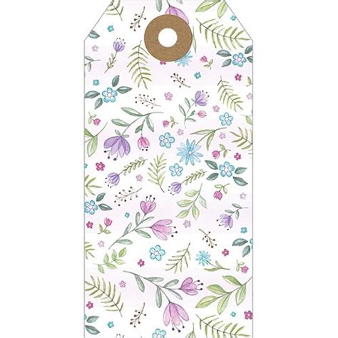 Finish Off Your Presents With These Flowers T Tags Beautifully