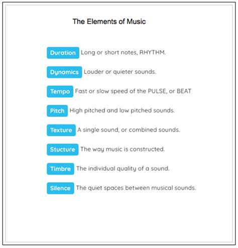 Elements Of Music Serenade